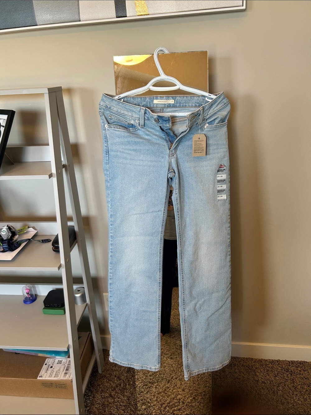 Levi's Light Blue Wide-Leg Jeans